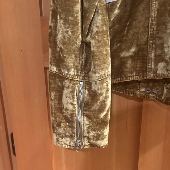 We The Free Olive Velvet Utility Jacket - Picture 7 of 7